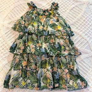 Girls 3T summer dress. Floral, lightweight.